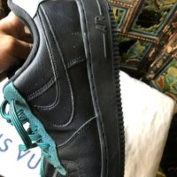 Nike Air Force 1 Low '07 LV8 Black Obsidian Mist Orange - Picture 4 of 8